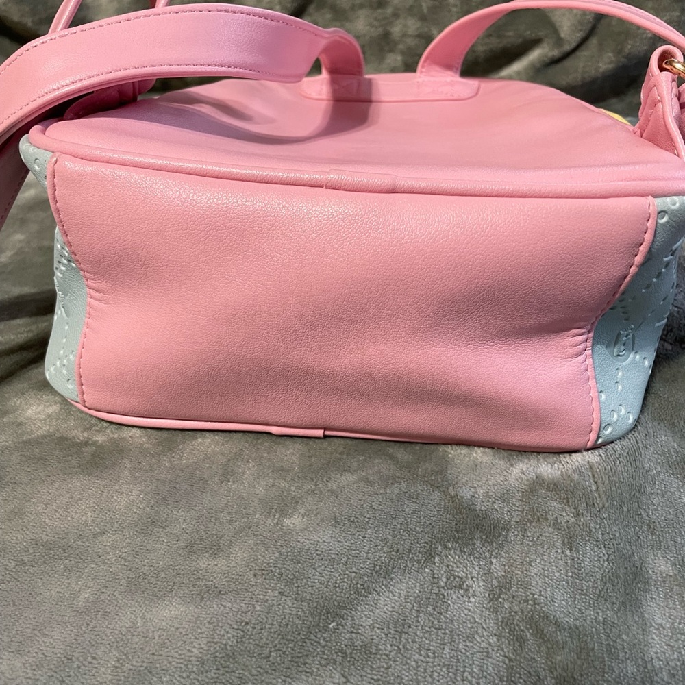 Juicy Couture Pink and Yellow Backpack with Wallet - Picture 3 of 12